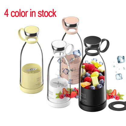 Portable Electric Blender and Juicer for Fresh Juice and Smoothies - Wireless Citrus Squeezer and Extractor