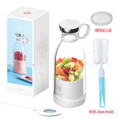 Portable Electric Blender and Juicer for Fresh Juice and Smoothies - Wireless Citrus Squeezer and Extractor